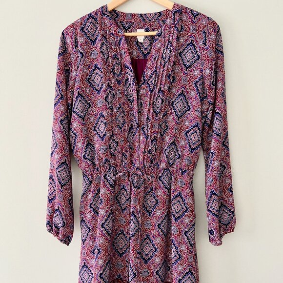 GAP Pink Patterned Dress - Size S - Picture 1 of 4